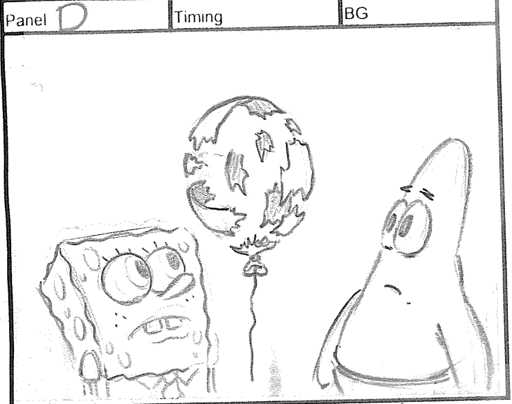 A drawing from the episode "Life of Crime."