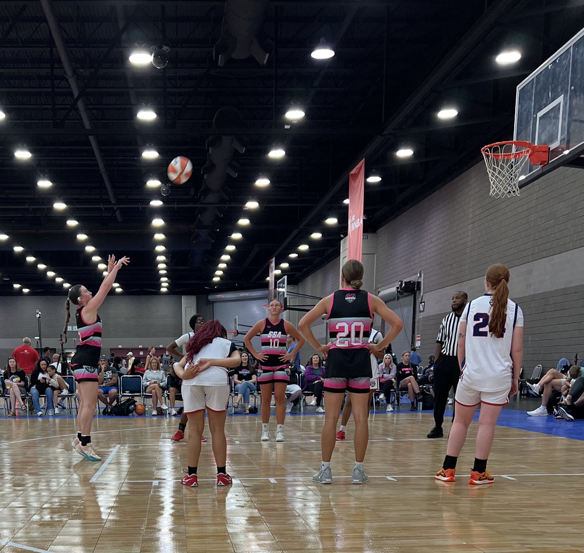 Crazy day for sure <a href="/TFNsRun4Roses/">TFN's Run 4 Roses</a> and thankful everyone is ok. But lost in the chaos was our <a href="/SSA_Girls_Hoops/">SSA Girls Hoops</a> 16Black team played really well in their first game and got a good win against a Titans team from Illinois.  <a href="/PGHKansas/">Prep Girls Hoops Kansas</a> <a href="/PHscoutkennedy/">John Kennedy</a> <a href="/RobertPGHKansas/">Robert Kelly</a> <a href="/CentralKSHoops/">Central KS Hoops</a>
