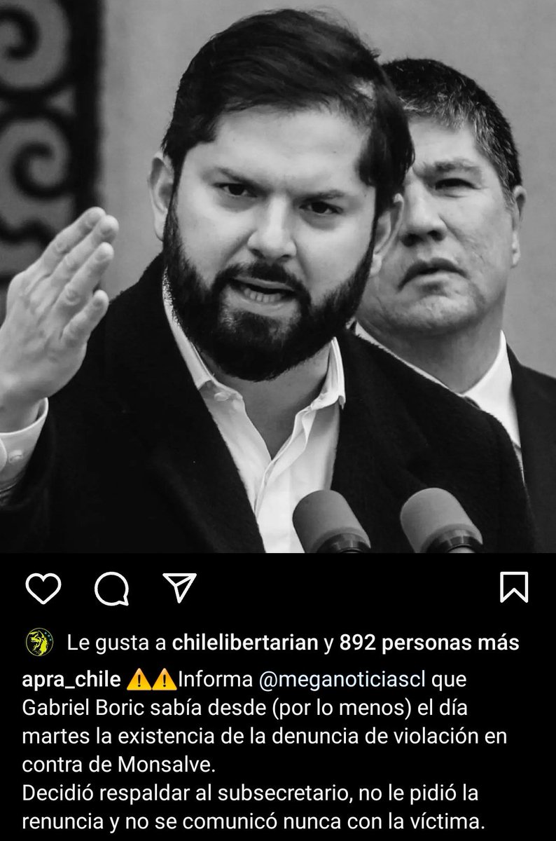 White_Hunters's tweet photo. Cosas que pasan en el Gobierno de Chile https://t.co/XxJu3JlNgq