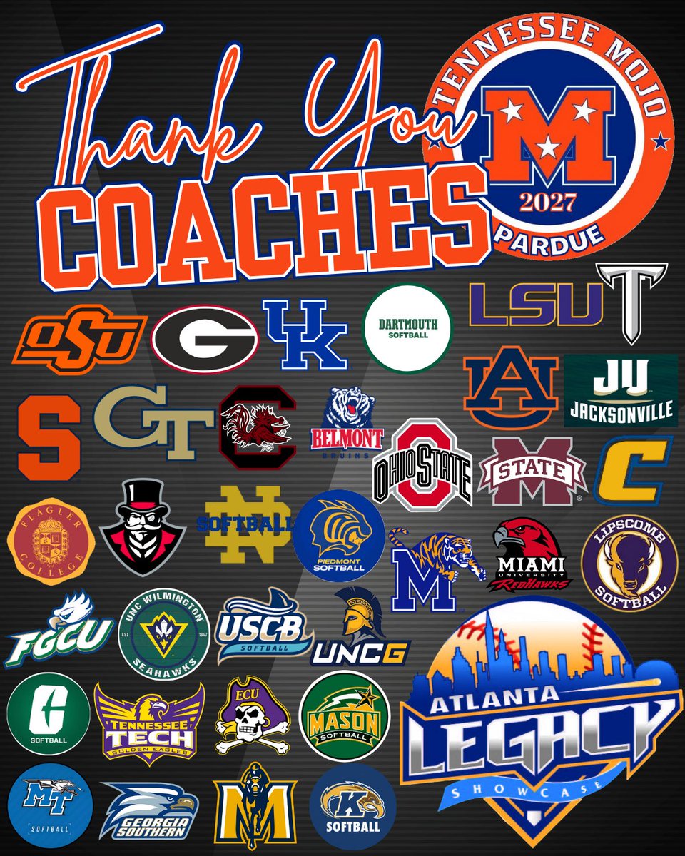Thank you coaches for spending your weekend with us!!!

<a href="/MojoPardue/">Mojo Pardue</a> <a href="/TnMojoFastpitch/">Tennessee Mojo fastpitch</a> <a href="/FRAathletics/">FRA Athletics</a>