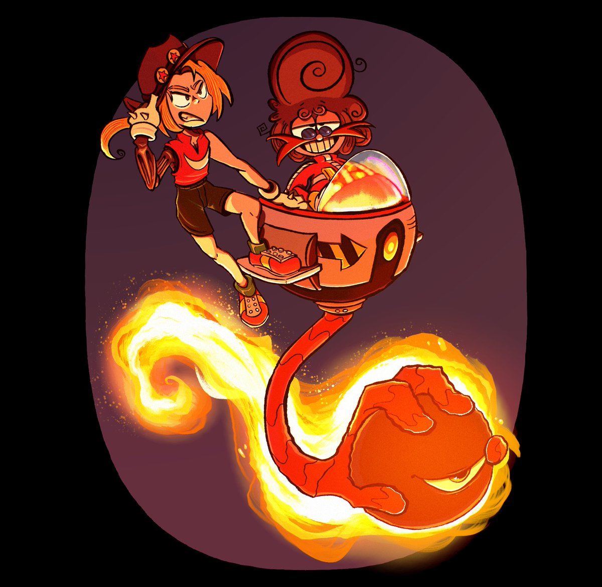 Collab não finalizada de Sonic🔥

Estava muito empolgado com a ideia de fazer a nave do Eggman sendo o Cuppet segurando o the gusta ball

Curiosidade: eu fiz o Gusta usando o chapéu do knuckles do Sonic OVA 🤓