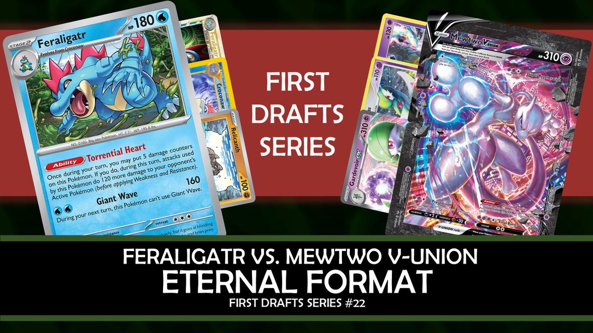 justinbasiltcg's tweet image. In this week&apos;s Eternal Monday, Mewtwo V-UNION breaks out the Psysplosion against Feraligatr, who just wants to kick up some Giant Waves.

youtu.be/IYTGrs_0e54

#Pokemon #PokemonTCG #PlayPokemon #PokemonCards #ポケカ