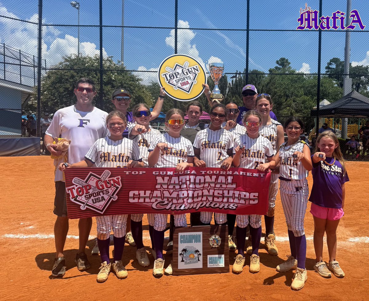Congratulations to our 10u Lady Mafia for finishing as Champions in their Final Tournament of the Spring, closing out this season with a 42-4 record and beating some really good teams along the way! Next up for these ladies is rising as an 11u team to take on the 12u competition!