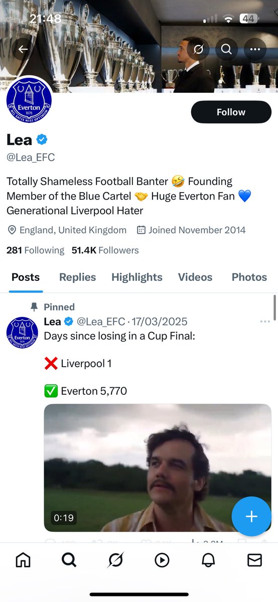 doddy2194's tweet photo. People need to stop following this fraud! Capitalising on anything Liverpool to make a quid! Not a football supporter or an Everton one! Just a cunt! https://t.co/WbOV222dne