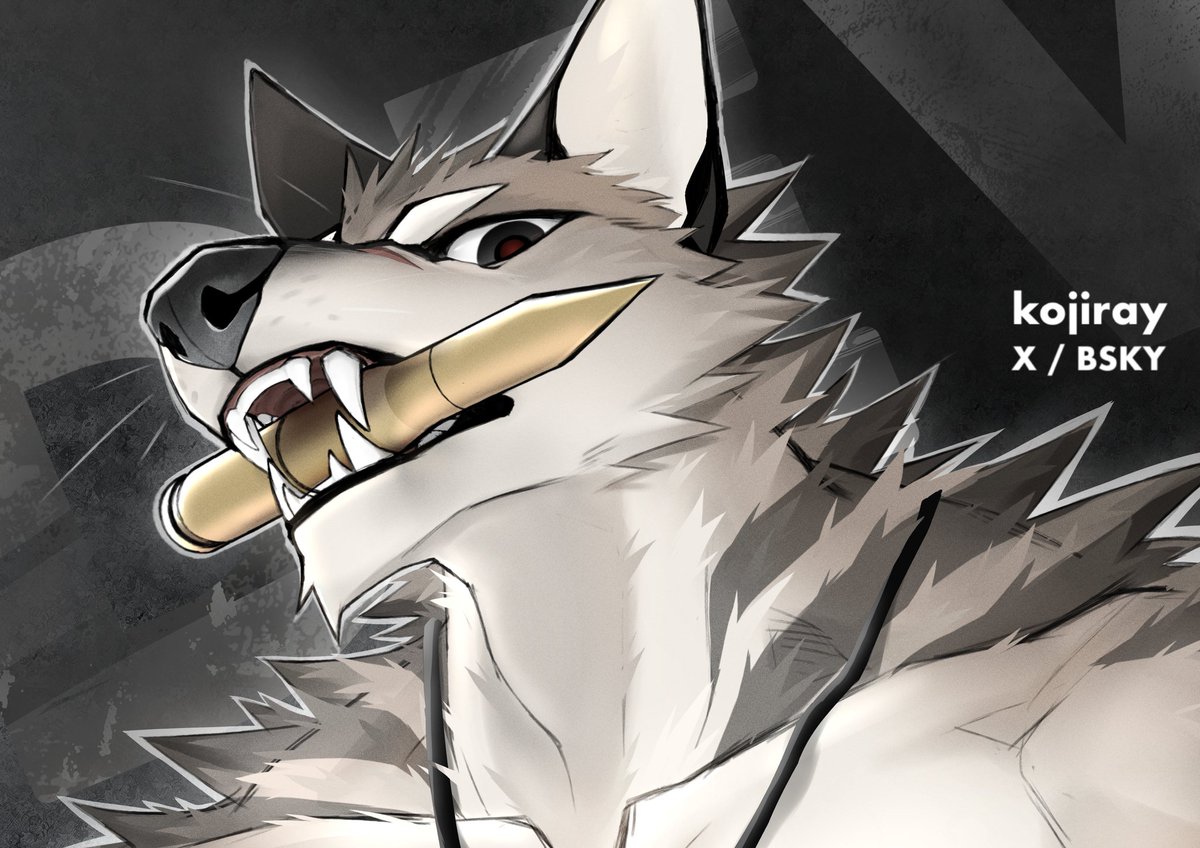 @Yifeng_LZ I love your art, you are the real idol ~ 🥰 Here is my wolf ...