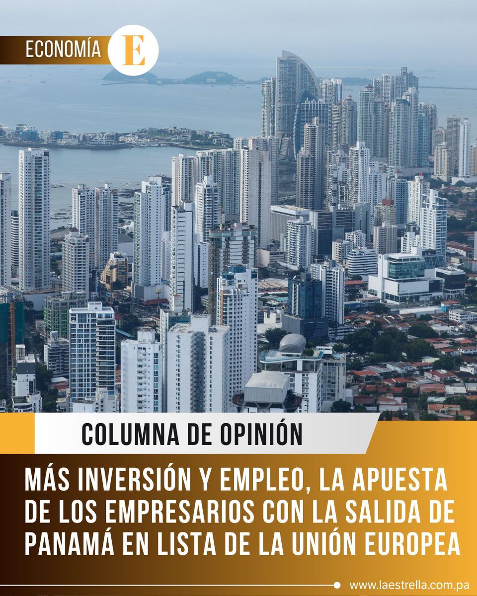De acuerdo a la Cciap, con la salida del istmo de la lista gris europea y el respaldo de Moody’s, el país demuestra avances reales en transparencia y competitividad. 

buff.ly/sUFe3nd