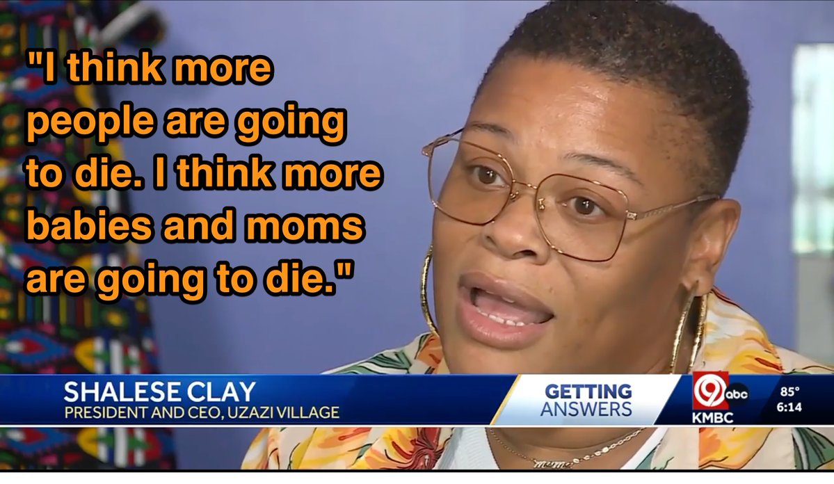 USCostCoalition's tweet image. &quot;More people are going to die.  More babies and moms are going to die.&quot;

That&apos;s what @UzaziVillage&apos;s Shalice Clay told @kmbc  about Medicaid cuts in Missouri where Medicaid pays for 40% of all births. @repcleaver 

kmbc.com/article/uzazi-…