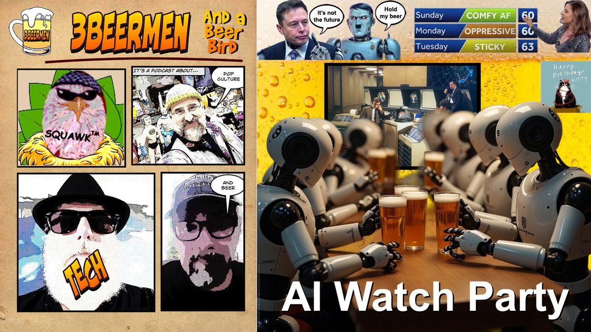 AI Watch Party: With Grok acting up recently, we thought this would be a good time to review the perils of AI - 1970 style!  Released more than a decade before War Games, Colossus the Forbin Project is a considerably more adult look at what happens when AI takes over.  A