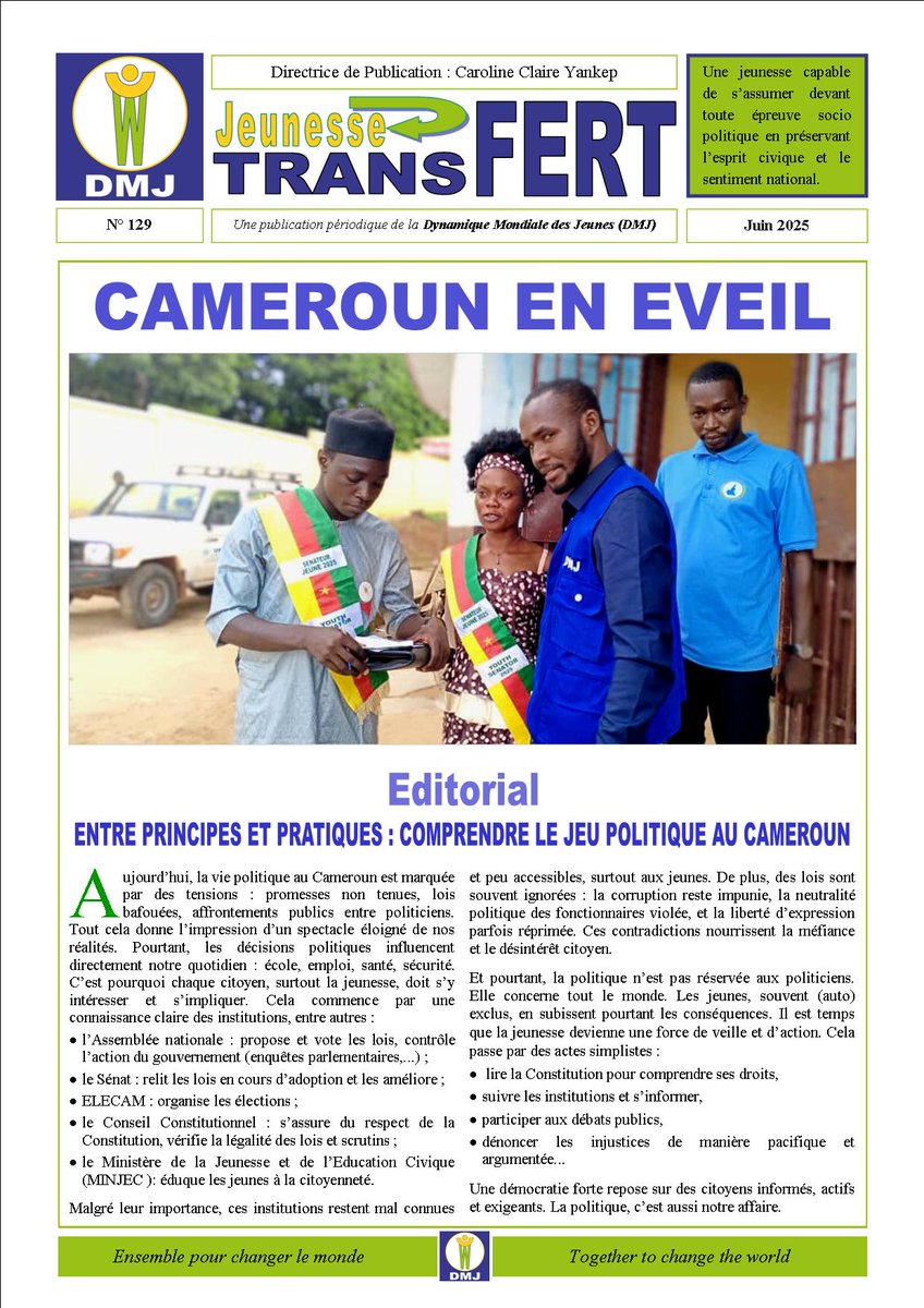 DMJ - Dynamique Mondiale des Jeunes tweet media