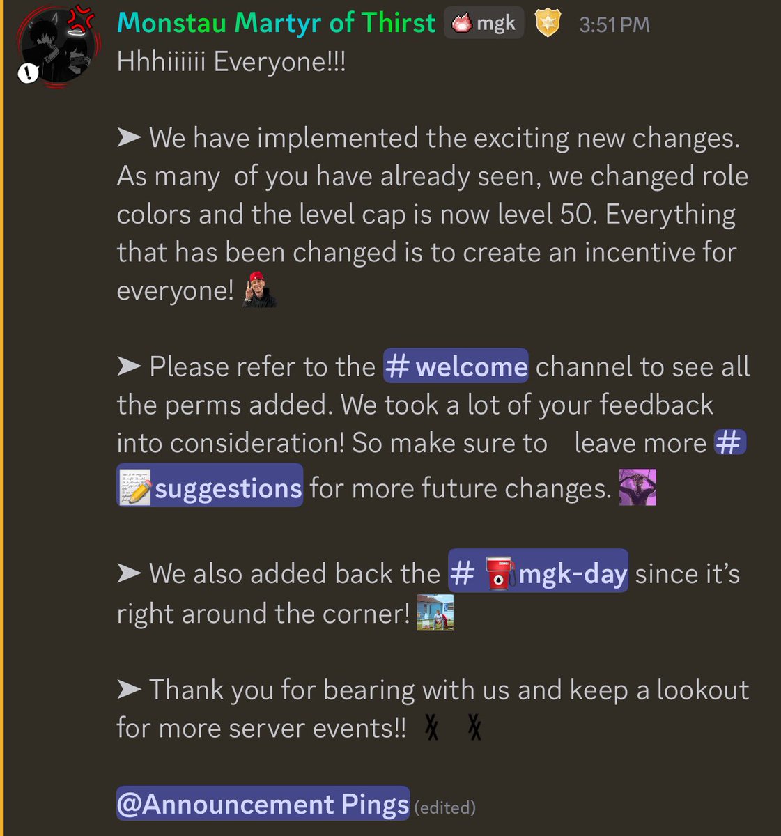 mgkcordupdates's tweet photo. 🚨| server update! https://t.co/PZYYdAhh4R