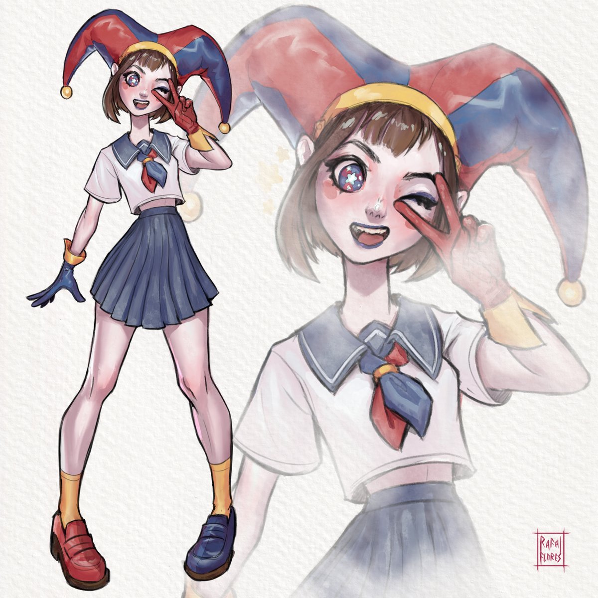 Seifuku Pomni 
#TheAmazingDigitalCircus