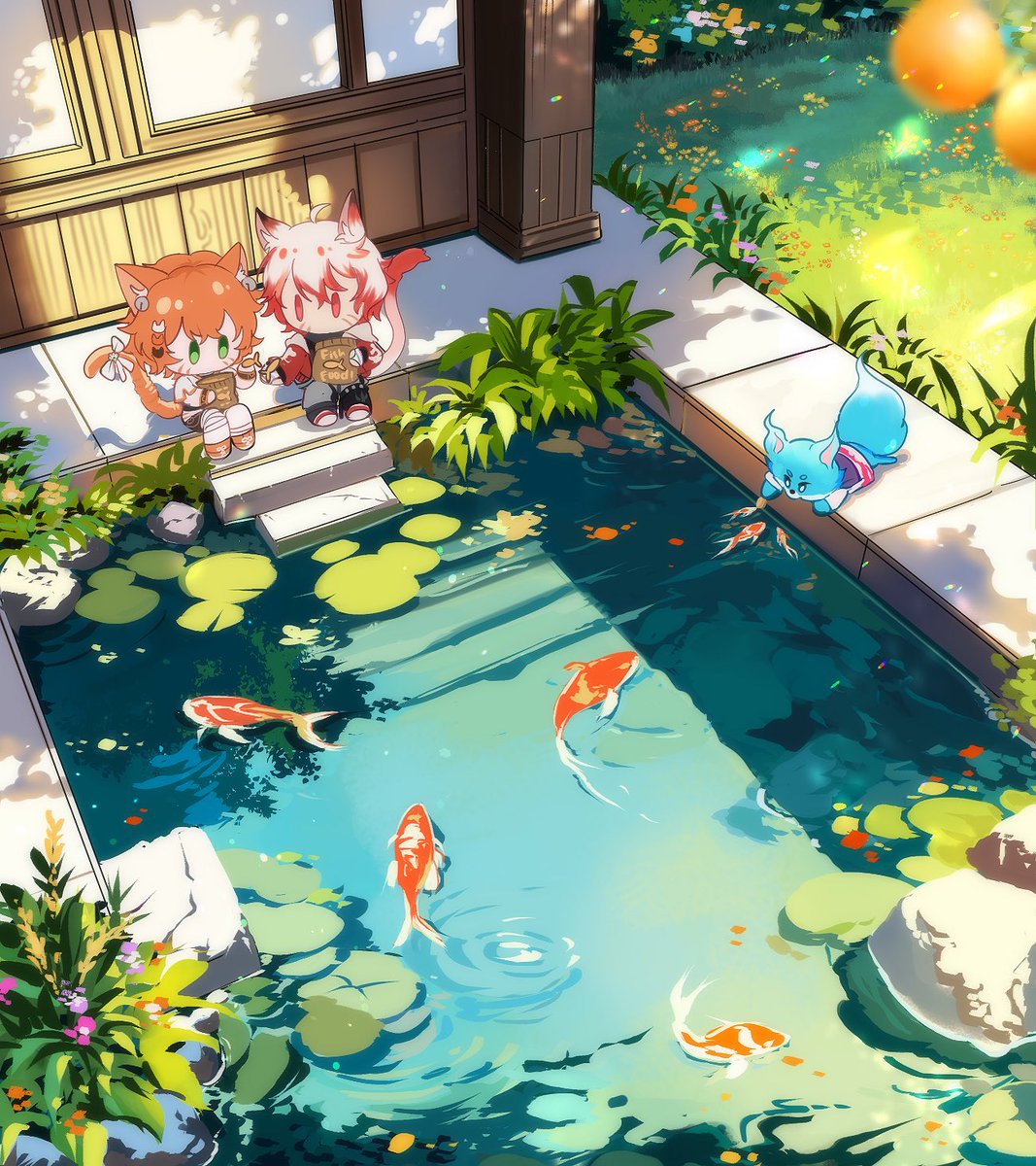 Cats 🧡❤️

🎨 @/yuzuyukihira
#Tabbypacart