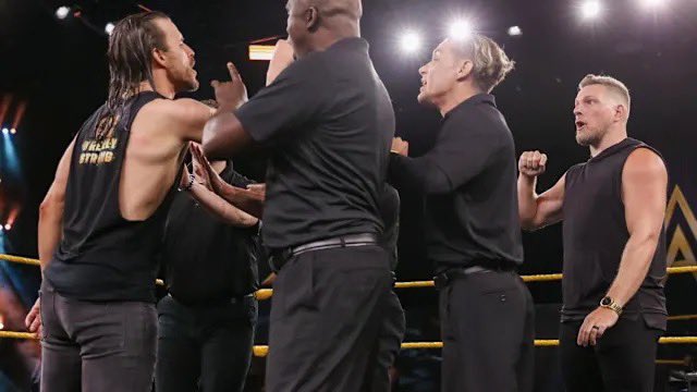 PatMcAfeeShow's tweet photo. It’ll always be 🖕🏻 with outside ears listening but we know what it is brother, ❤️.

Thanks for being an absolute dawg and making me and MANY others look good for so damn long.. GOD SPEED ON YOUR RECOVERY @AdamColePro https://t.co/xTDaH25IkD