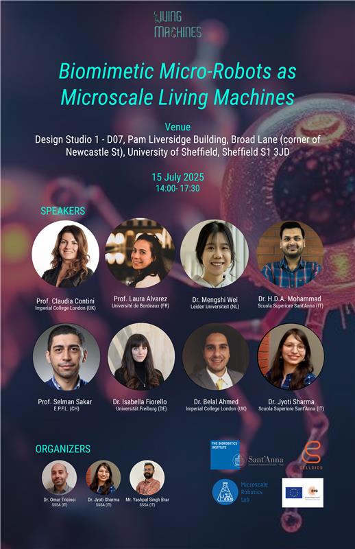 Join us on July 15 for an afternoon packed with cutting-edge insights, innovation, and inspiration on Microscale robotics and living machines. Don’t miss out—connect, learn, and be part of the future!
More information: sites.google.com/view/lm2025bio…
#conference #AcademicTwitter