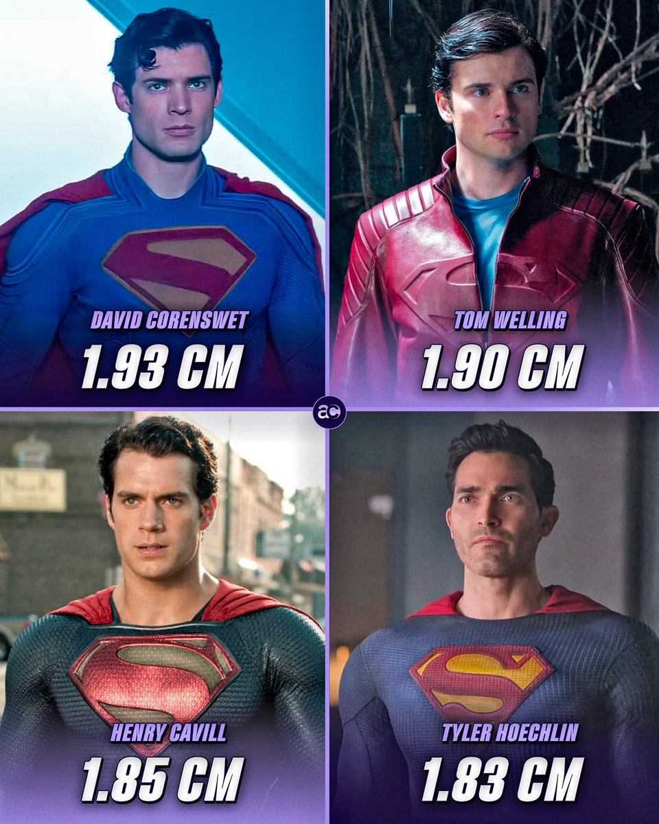 AcervoCharts's tweet photo. Tamanho dos Supermans. 📏 https://t.co/rKswQhZQee