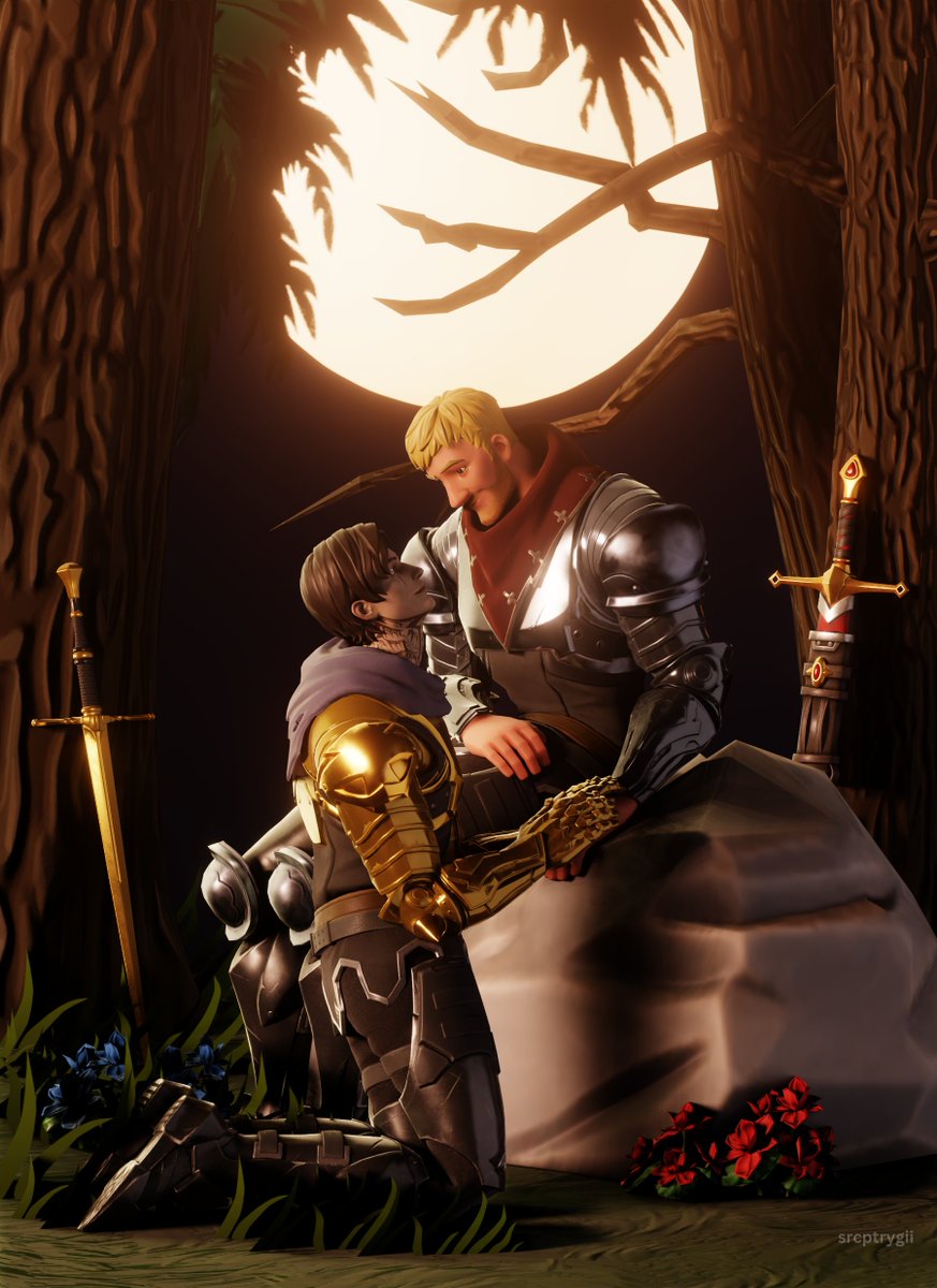 srcptrygii's tweet image. the knight&apos;s respite #Fortnite #FortniteArt #Mijones