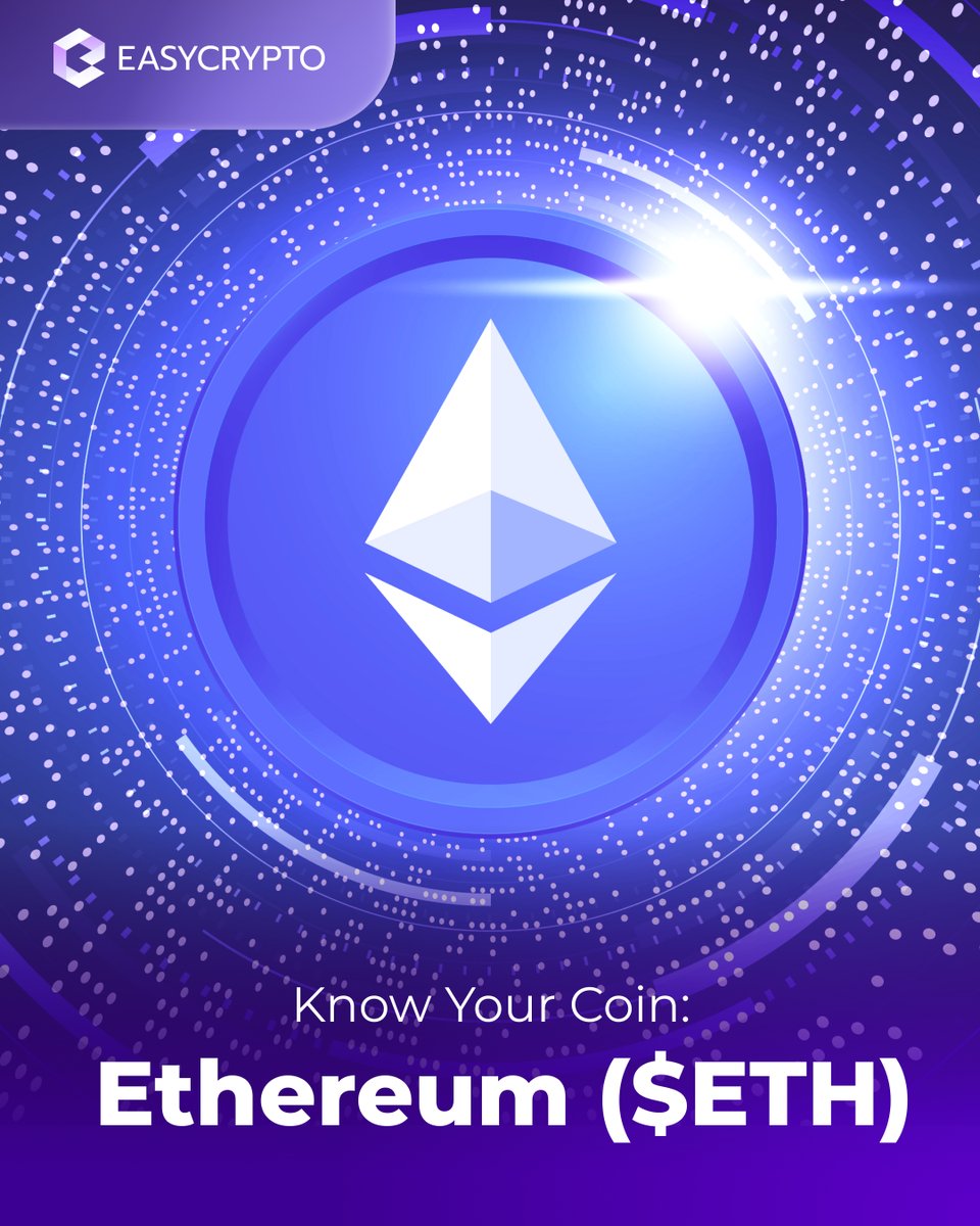 🔍 Heard of Ethereum but not sure what it actually does? 🤔 It’s more than just a coin, it’s the backbone of Web3, powering smart contracts, DeFi, NFTs &amp; more. Think of it as the internet for crypto apps.

What role will ETH play this cycle? 👇