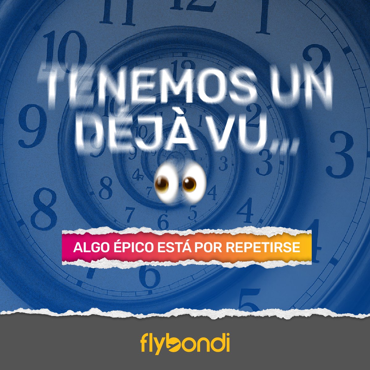 Se te va a hacer super familiaridad esta situación 🎁✈️✨

#Flybondi #LaLibertadDeVolar