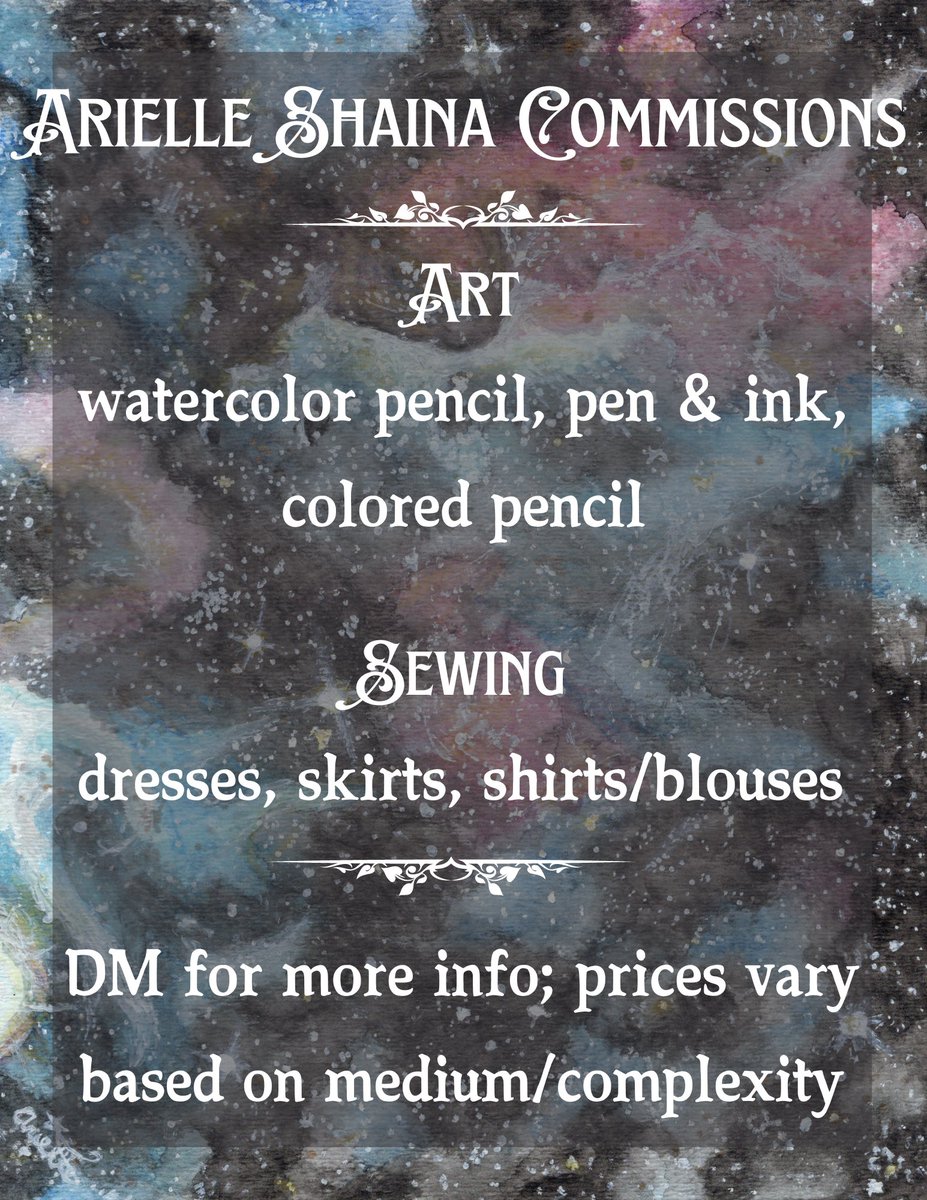 Reminder that I do art/sewing commissions and have an Etsy shop for digital download prints/coloring pages and physical greeting cards! ✨

arielleshainaart.etsy.com

#SaveLockwoodandCo #LockWouldYouRather