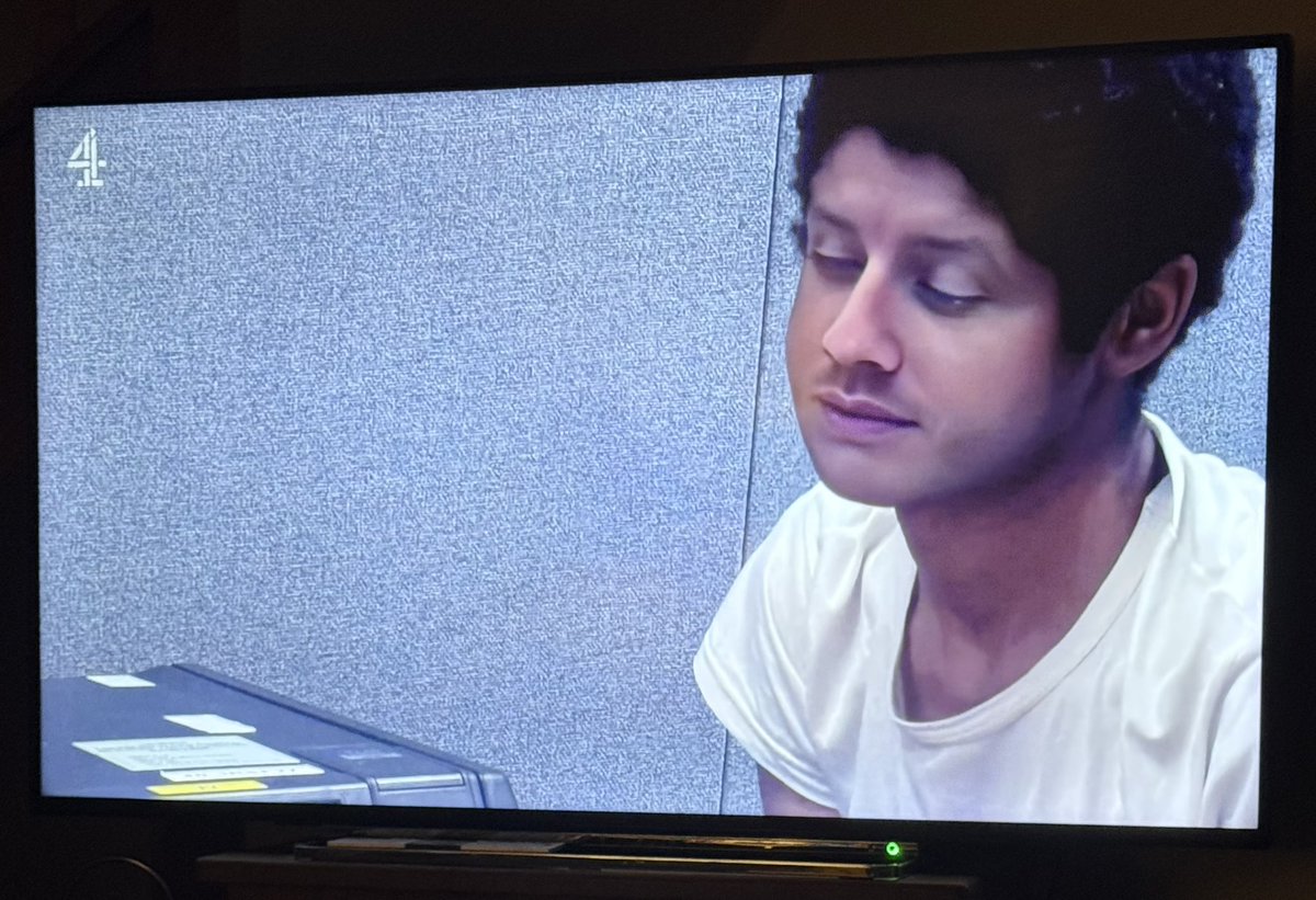 24 hours in police custody. <a href="/Channel4/">Channel 4</a> 

Lose the AI on the faces. It looks weird. Just blur their faces out.