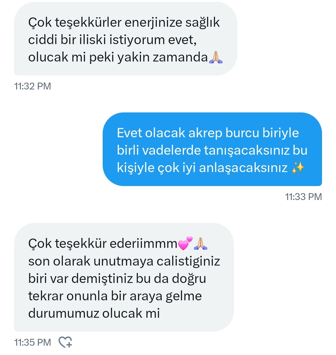 Memnuniyetler 💙