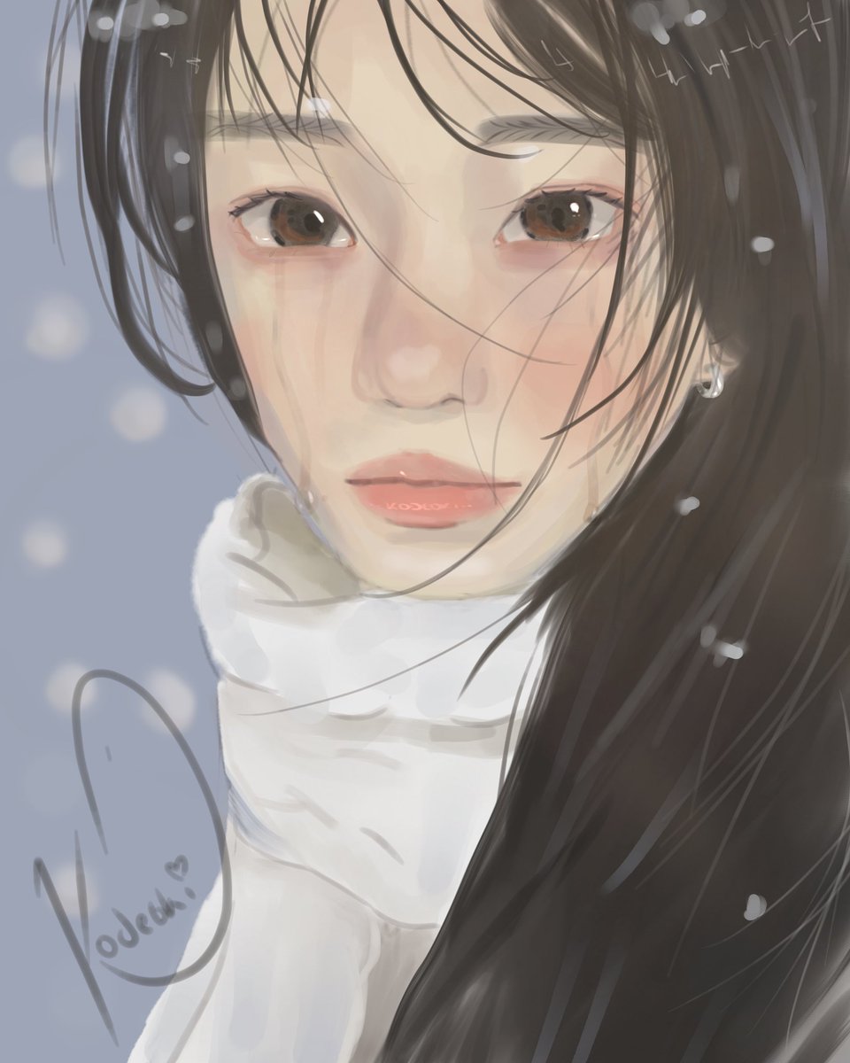 20250713 snowy love (4hrs 30 mins)
#digitalart #art #artist #arttok #kodeoki #ibispaintx
