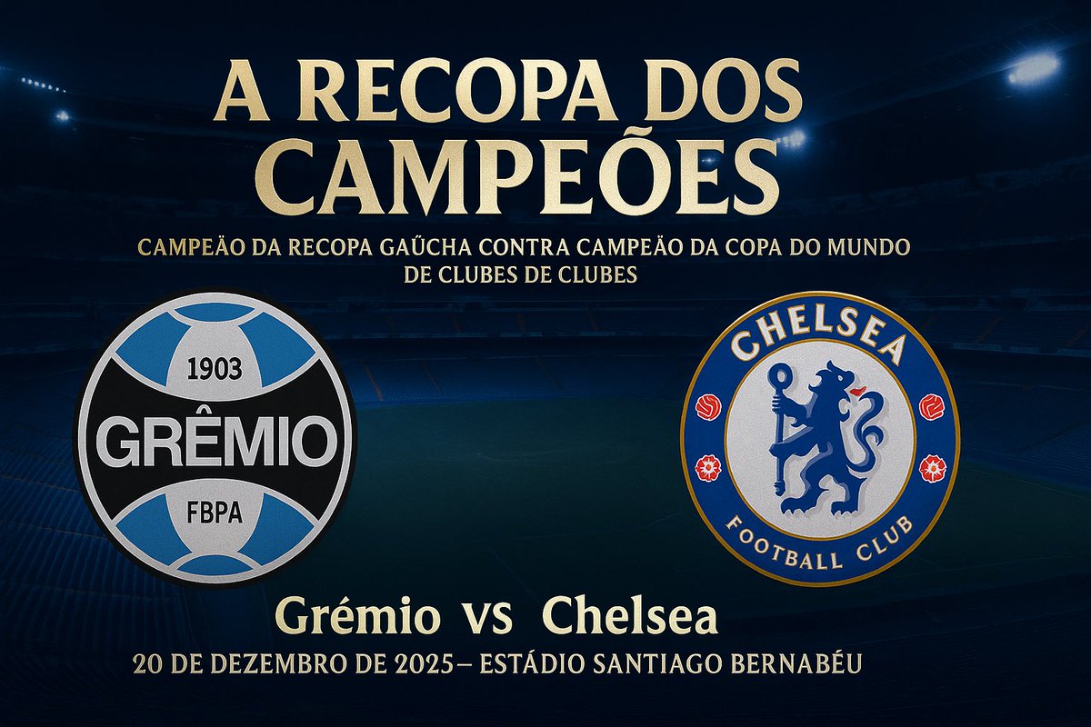 Andreparko's tweet photo. O JOGO MAIS ESPERADO DE TODOS OS TEMPOS! 🔥 

#gremio #chelsea #CopaDoMundoDeClubes #WorldCupClub #futebol https://t.co/YX3aThTkBF