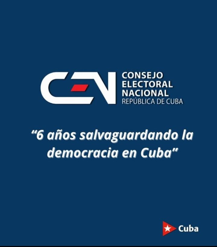 El éxito del proceso eleccionario en #Cuba también lleva el aliento de miles de  trabajadores que integran sus comisiones a diferentes niveles.
Felicitaciones al Consejo Electoral Nacional.
@CubaCentral 
<a href="/Colina_CTCuba/">Miguel Colina</a> 
<a href="/PieterTerry/">Yaisel Osvaldo Pieter Terry</a> 
<a href="/GonzalezBadia/">Santiago Badía Gonzalez</a>
