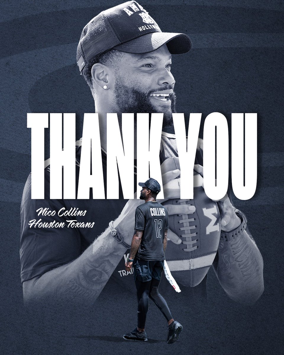 CCHSfootbal's tweet image. THANK YOU‼️

Football Legend Nico Collins gave back to his community, and Alma Mater, yesterday by hosting his youth camp at #BigClay

Nico totaled 103 receptions, 1,968 receiving yards, 25 touchdowns over his final two seasons with us, before he went on to play for…
