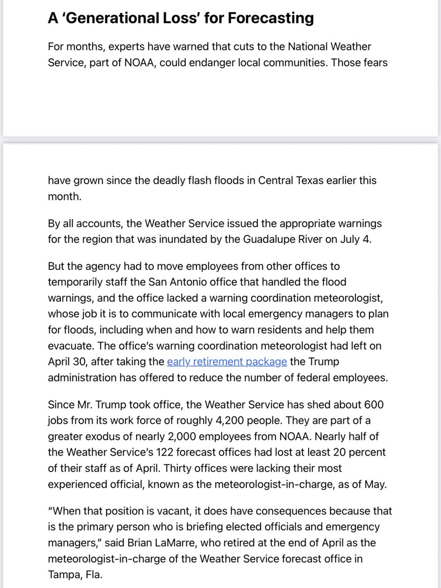 blamarre's tweet image. While over 7,200 miles away from home working on a consulting project with a meteorology center in Jeddah, Saudi Arabia the last two weeks, it was an honor to interview with @maxinejoselow from the @nytimes on the @NWS and emergency response.
Article: nytimes.com/2025/07/13/cli…