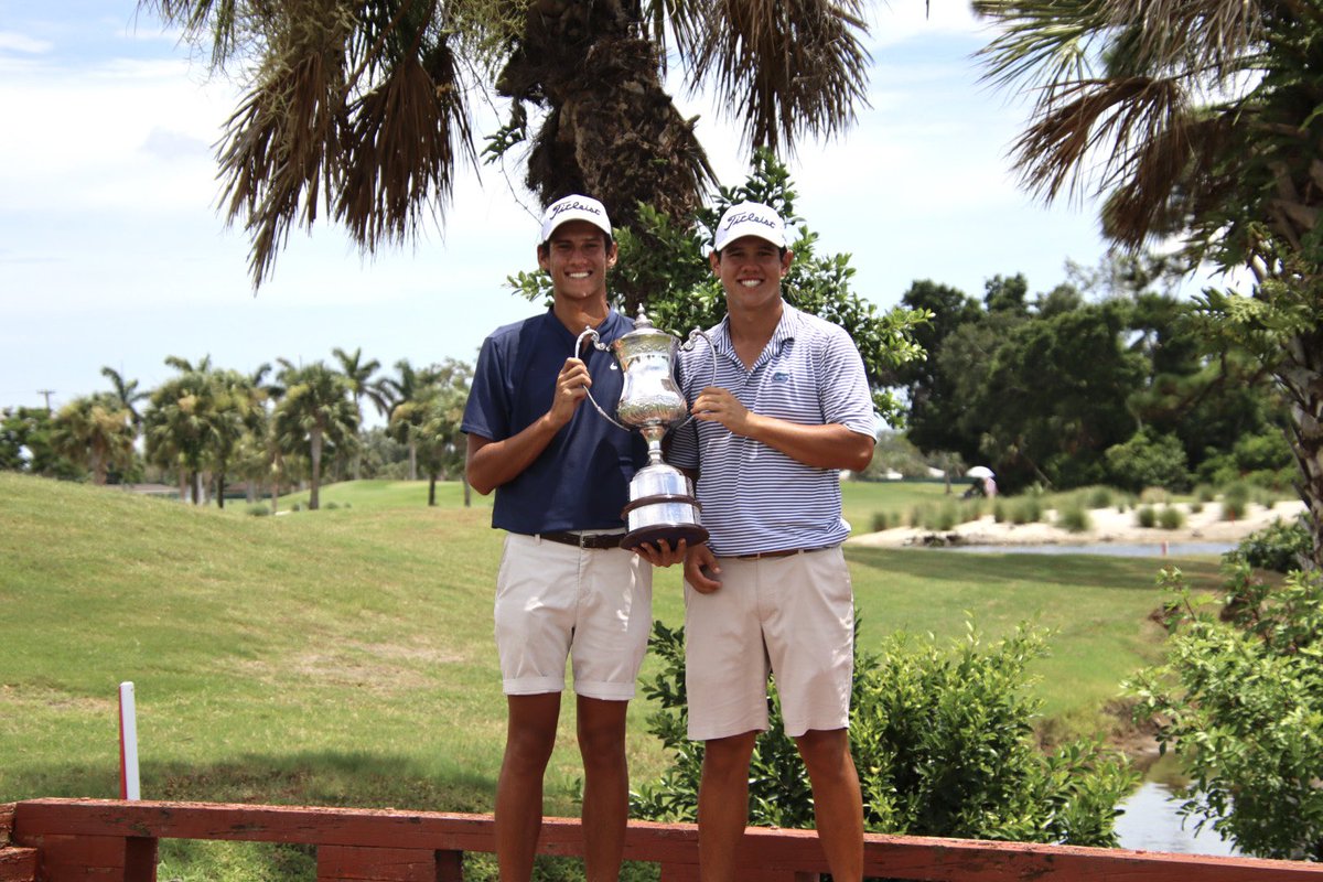 GatorsGolf's tweet image. Four-Ball Champion 🏆

Congrats to incoming freshman Parker Severs &amp;amp; his bother Preston on winning the 76th FSGA Four-Ball Championship! 

#GoGatord 🐊 x @fsga