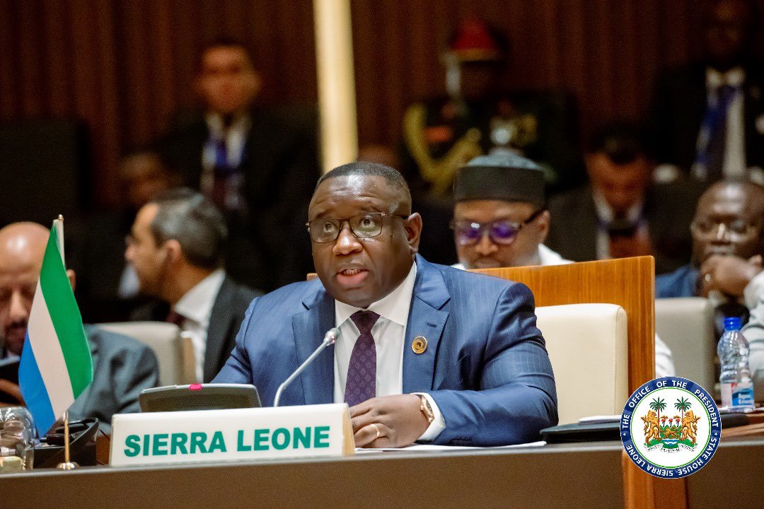 julius_maadabio's tweet image. As the President of the Republic of Sierra Leone and the Chairman of the ECOWAS Authority of Heads of State and Government, I had the honor of presenting a comprehensive progress report on the strides made in regional integration within the Economic Community of West African…