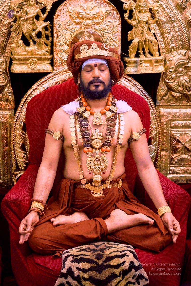 SriNithyananda's tweet photo. 13 JULY 2025 – Paramashivasena – UAN Delegate Training Summit | DAY 13 | SEASON 2 | WITH THE SUPREME PONTIFF OF HINDUISM (SPH) BHAGAVAN SRI NITHYANANDA Kailasa's Sri Nithyananda Paramashivam

Witness the powerful Live Darshan, where THE SPH BHAGAVAN SRI NITHYANANDA PARAMASHIVAM delivers a session through the Divya Shareera (Divine Body), radiating transformational energy and divine presence.

This marks Day 13 of SEASON 2 of the First-Ever Training Summit of the United Ancient Enlightened Nations (UAN) in Antigua and Barbuda, where esteemed delegates from across the globe are coming together in a powerful convergence of peace, empowerment, and enlightened leadership.

Be part of this historic global movement toward a new era of spiritual civilization and enlightened governance.

📷 Register for UAN Summit: https://t.co/0h0s84Xuro

#AncientNations #SpiritualLeadership 
#IndigenoucsWisdom #Paramashivasena #AntiguaAndBarbuda2025 #GlobalUnity