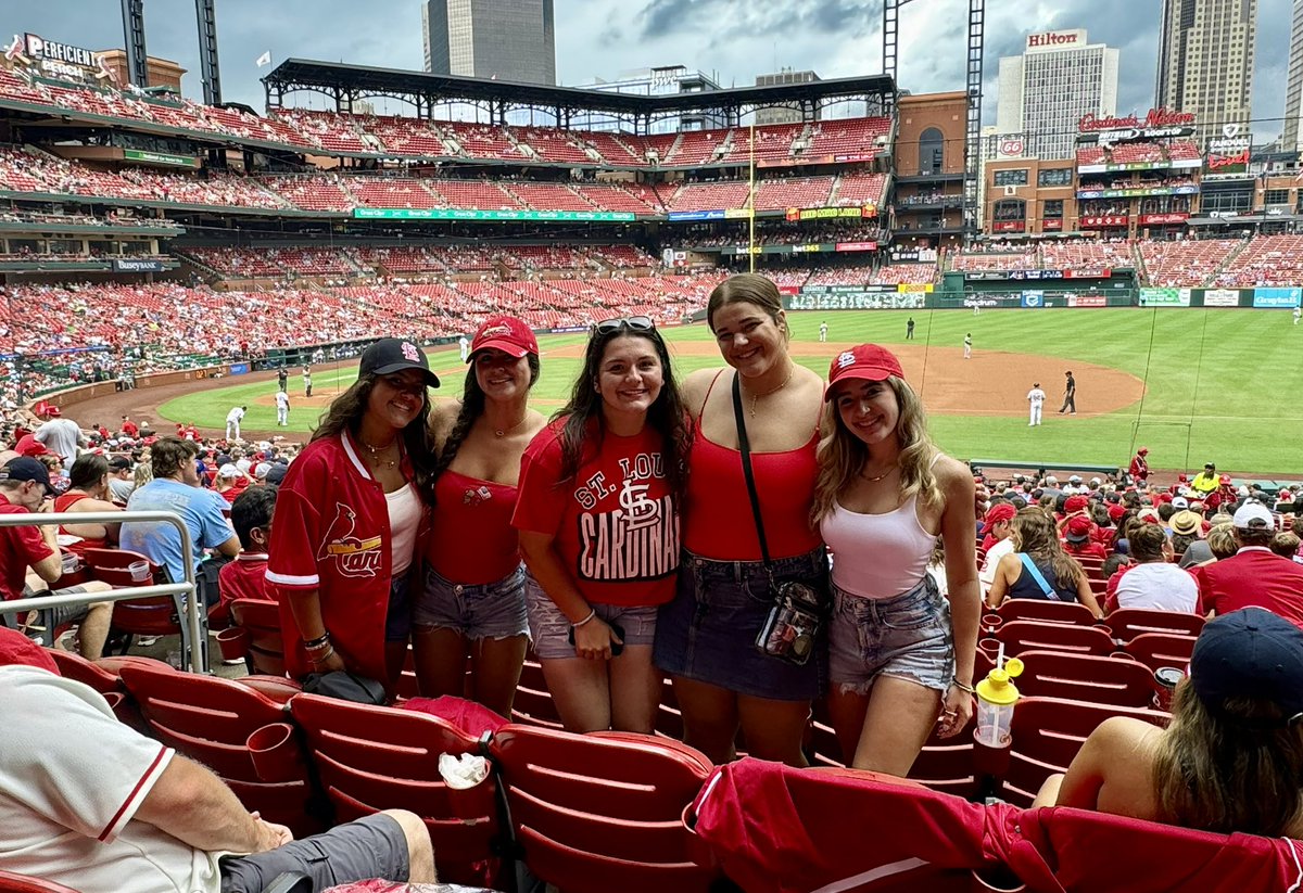 FL_Gold_Torres's tweet photo. Our Florida Gold family enjoying the @Cardinals game before the action starts for us tomorrow at the @TCSFastpitch Nationals! #gocardinals❤️ #goldallday🧡🖤 #missingafew https://t.co/xR3cg2b7Ub