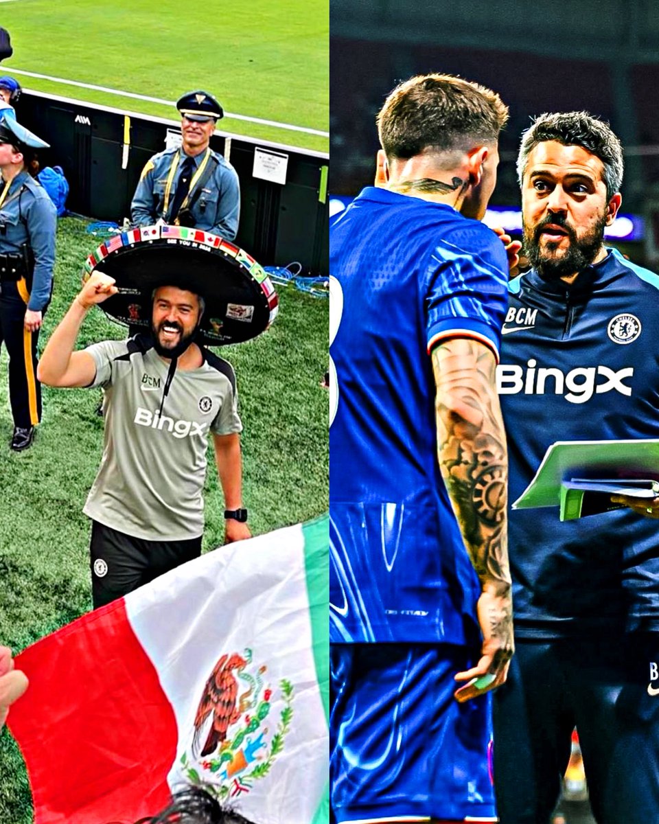 🤯🇲🇽🏴󠁧󠁢󠁥󠁮󠁧󠁿 BERNARDO CUEVA, MEMBER OF CHELSEA’S COACHING STAFF, IS A 2025 FIFA CLUB WORLD CUP CHAMPION! 

Congratulations to the Mexican! 🏆👏🏼