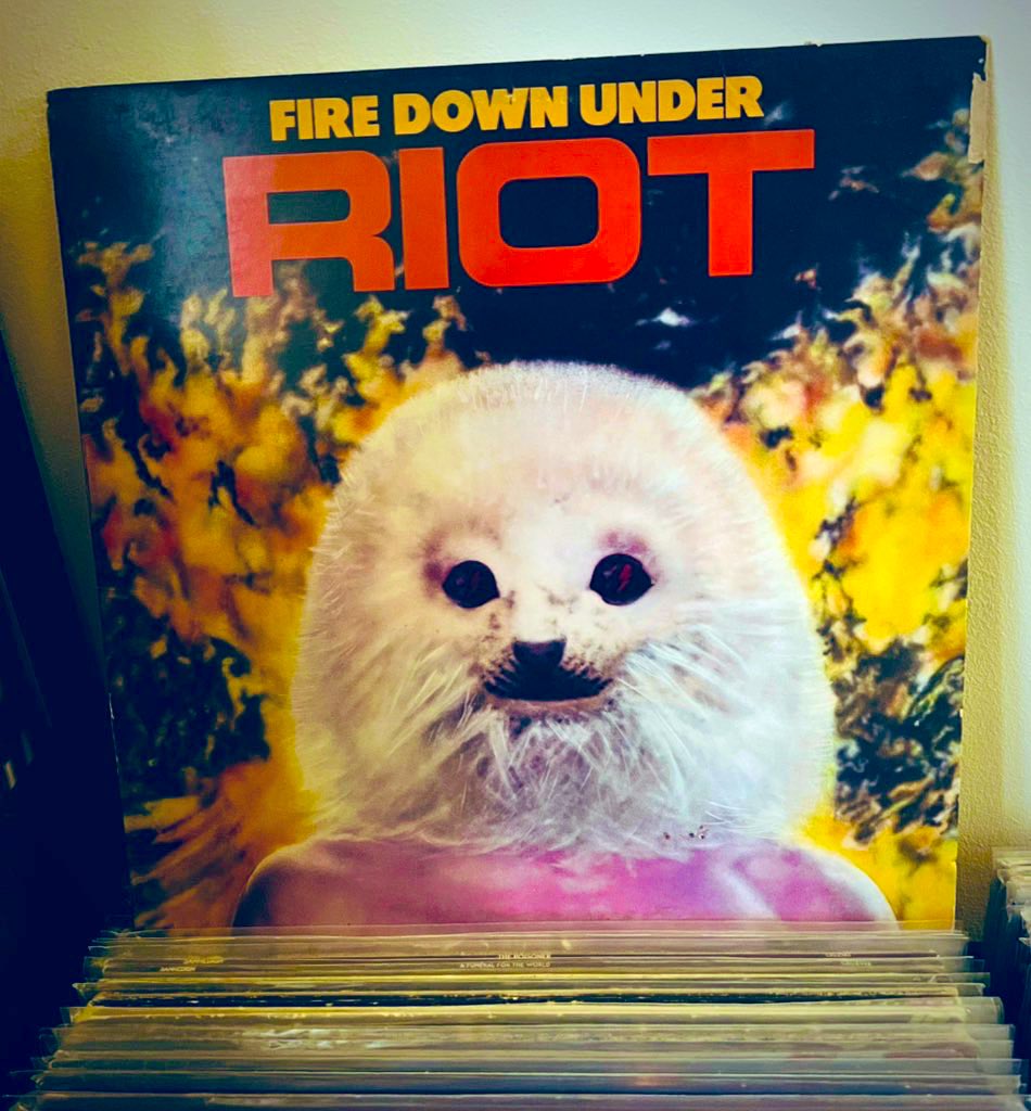 RIOT FIRE DOWN UNDER UK盤　LP Riot – Fire Down Under – Vinyl (LP, Album), 1981 [r3347574