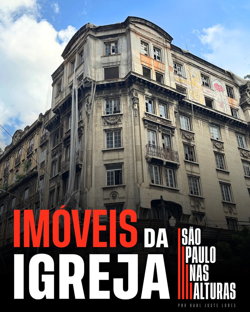 Prédios que definham nos nossos centros históricos. Muitos nem pagam IPTU. Estes aqui Nina foram templos de oração.

Conhece? Dica: perto da Sé.

Novo vídeo no canal. CLICA já ⬇️

youtu.be/liOeqfMXrHs?si…