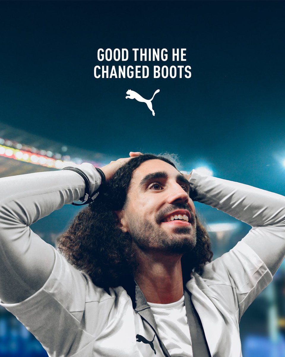 pumafootball's tweet image. Wait no, he didn’t… And now he’s a world champion. Can’t wait to see what the FUTURE has in store for you next, @cucurella3.
#GoWild