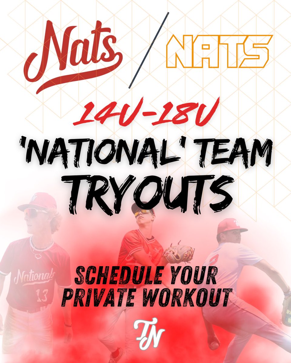 🚨TRYOUTS ANNOUNCED🚨 

‘NATIONAL’ level teams for Fall 2025/Summer 2026 

  ✅  High-profile events 
  ✅  College camps
  ✅  Quality coaching 
  ✅  Exposure to pro/college scouts
  ✅  Lower fees

Complete the form and we’ll reach out:
tinyurl.com/4exeb9w9

#TNkids | #NATS