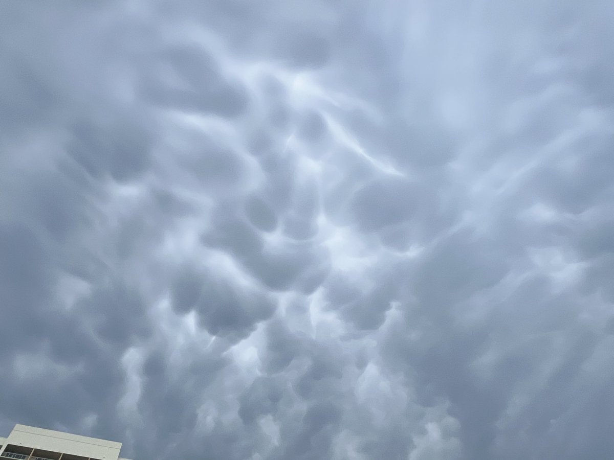 Mammatus clouds at PCB!