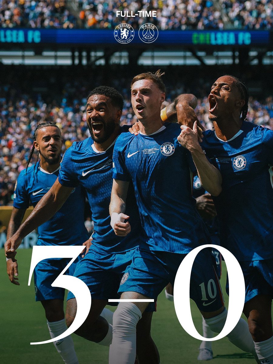 BlueSeasonDaily's tweet photo. 🚨Chelsea are FIFA World Club Cup Champions.🏆 #Chelsea #FIFACWC https://t.co/xfTDv8ZF8K