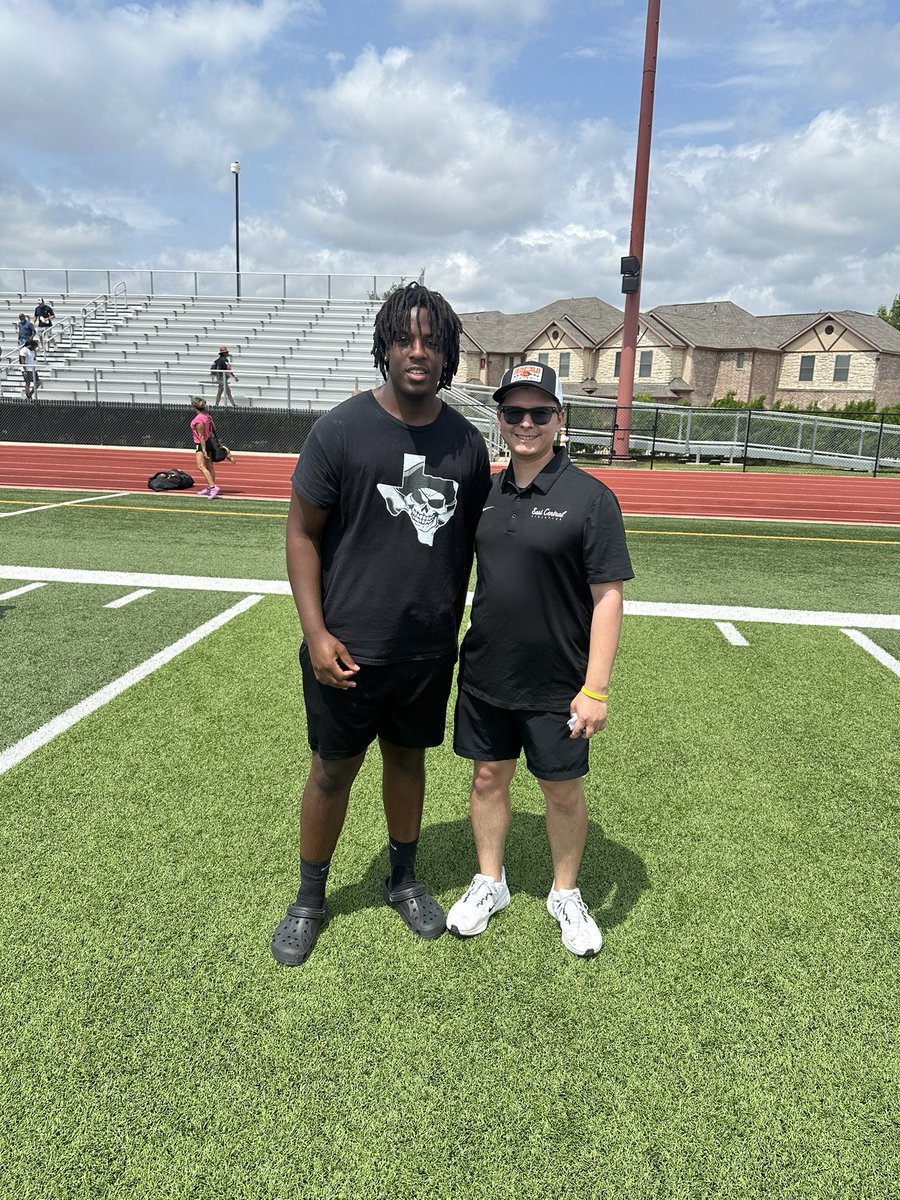 Tristian_75K (@tristia50414555) on Twitter photo I attended the ECU Football camp today and learned a few new things to go along with my football career I had a great time at this camp.
<a href="/ECUTigersFB/">ECU Tigers Football</a> <a href="/CoachJSalazar/">Coach Jesse Salazar</a> I attended the ECU Football camp today and learned a few new things to go along with my football career I had a great time at this camp.
<a href="/ECUTigersFB/">ECU Tigers Football</a> <a href="/CoachJSalazar/">Coach Jesse Salazar</a>