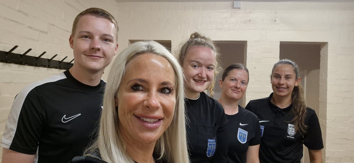 MissKDavey's tweet photo. Forever grateful for the roles that I have in refereeing and the people I get to work with! #GirlsThatRef #WomensFootball #LoveWhatIDo https://t.co/LAlMBM8fzR