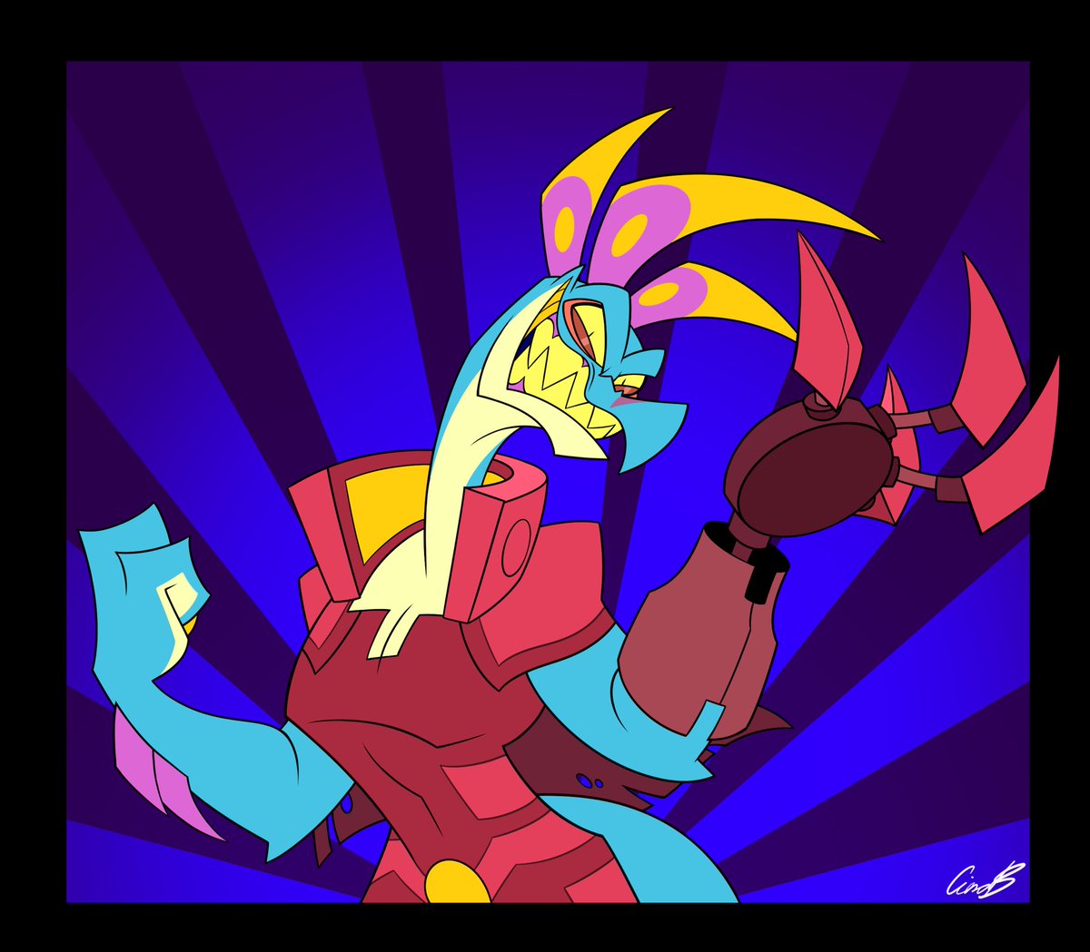 cizdude's tweet image. Commission of Tyneen from monkey wrench for @Spyzario64 ! #commission