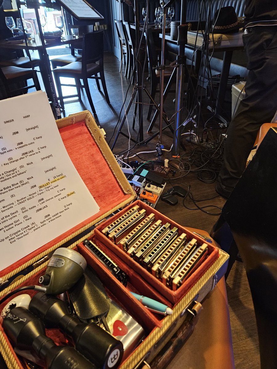 jamesbmeigs's tweet image. All set up to play.