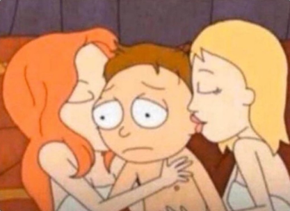 HCTRETG77's tweet photo. @AshLovesComics bro's channeling Morty https://t.co/JEQmuaaStM