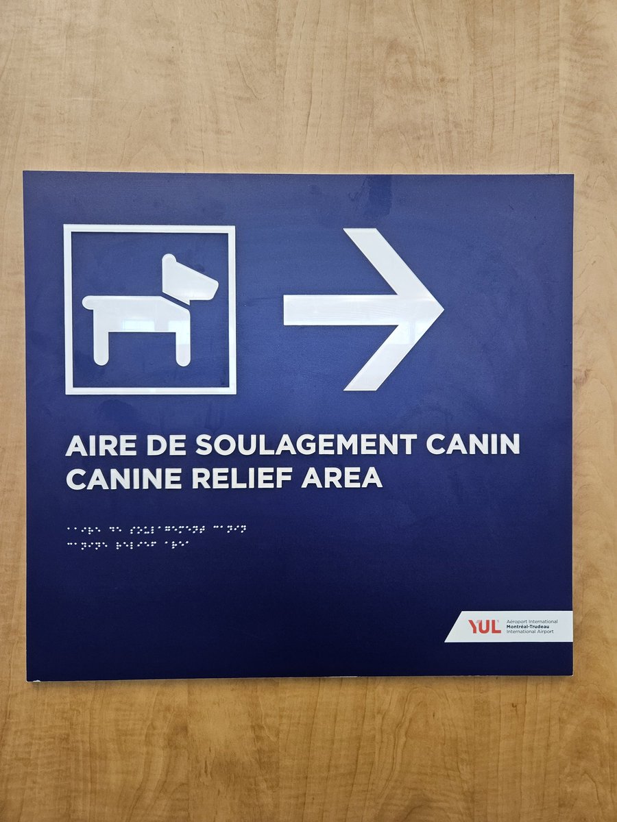 AT_Development's tweet image. Dog friendly airport #Montreal.