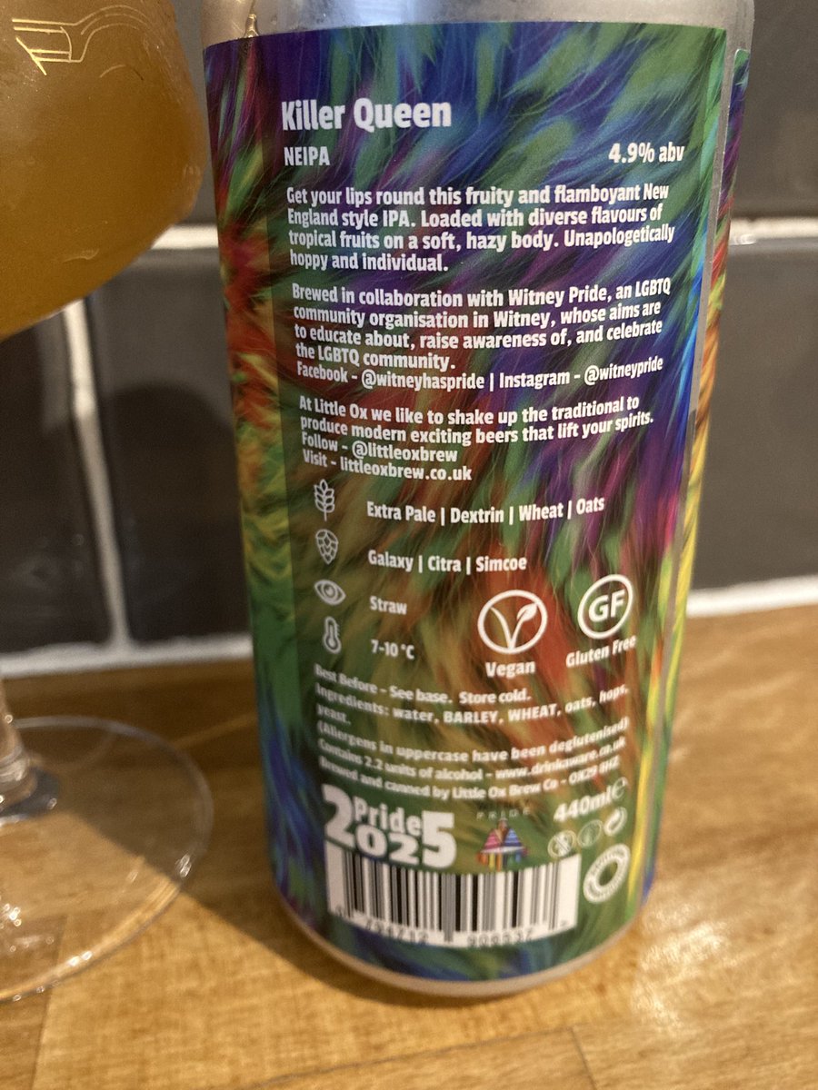 LowWhines (@lowwhines) on Twitter photo A nice, clean, solid NEIPA from <a href="/littleoxbrew/">Little Ox Brew Co</a>. Nothing too radical, but resinous + fruity (pine + pineapple!), crisp, and bitter, with a pleasant hit of balancing malty sweetness. A nice, clean, solid NEIPA from <a href="/littleoxbrew/">Little Ox Brew Co</a>. Nothing too radical, but resinous + fruity (pine + pineapple!), crisp, and bitter, with a pleasant hit of balancing malty sweetness.
