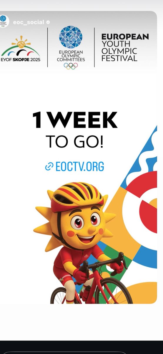 KVernikos's tweet image. European Olympic Youth Festival #EOYF