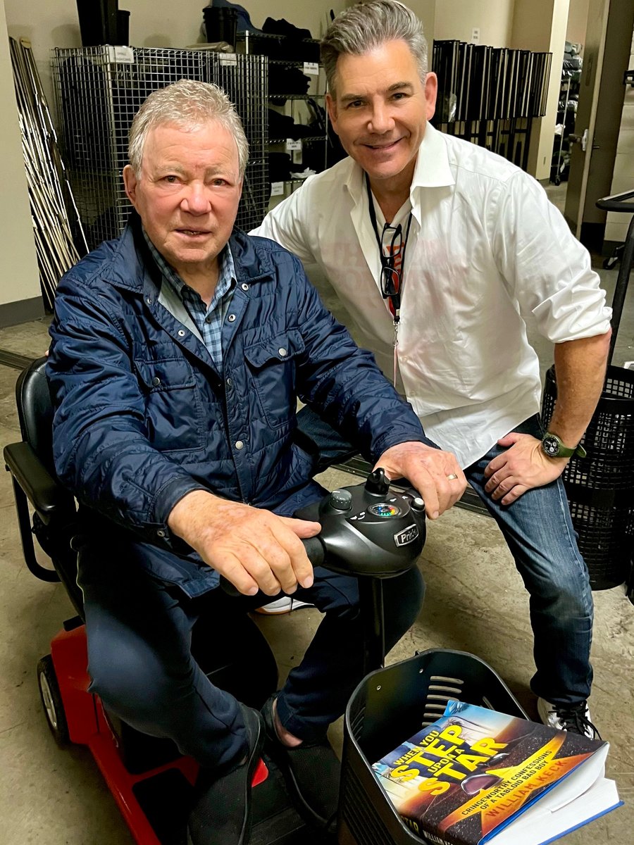 JB_Press's tweet photo. @WilliamShatner will read about himself in Will Keck's When You @StepUponAStar. Shatner &amp; Leonard Nimoy share a chapter, w/ + chapters about outrageous assignments Keck had when writing 4 Hollywood.  When You Step is a revealing/funny look at celebrities &amp; 'celebrity journalism'! https://t.co/r5ITp9pt2O